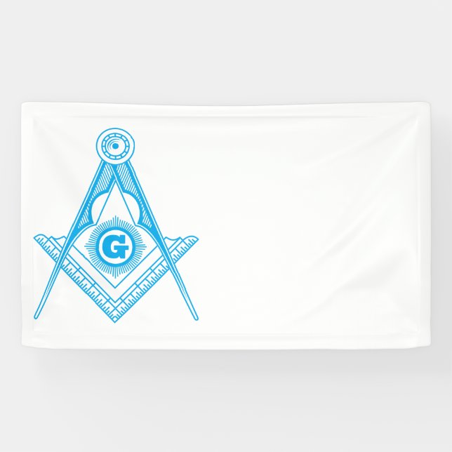 Freemasonry symbol banner (Horizontal)