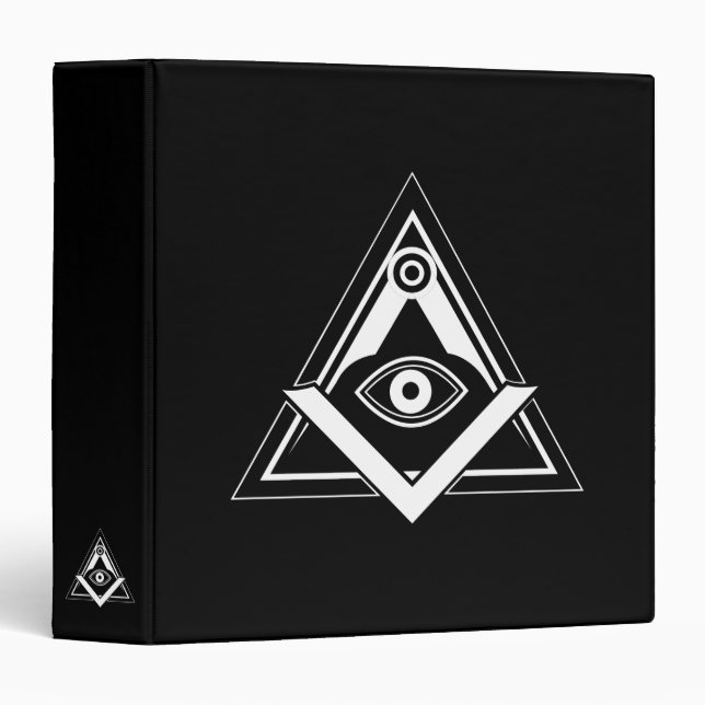 Freemasonry symbol binder (Front/Spine)