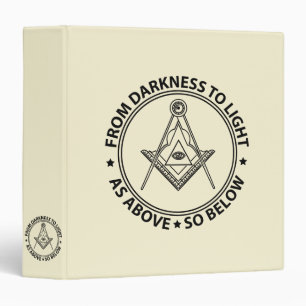 Freemasonry symbol binder
