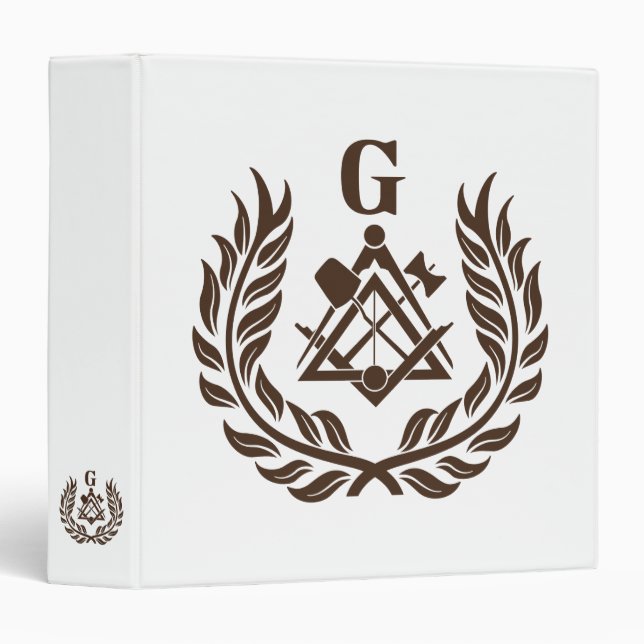 Freemasonry symbol binder (Front/Spine)