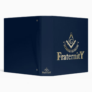 Freemasonry symbol binder