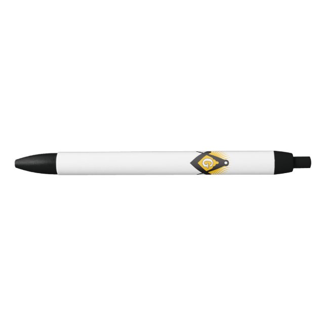 Freemasonry symbol black ink pen (Front)