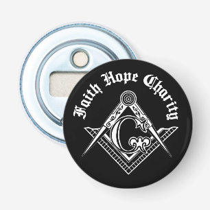 Freemasonry symbol bottle opener