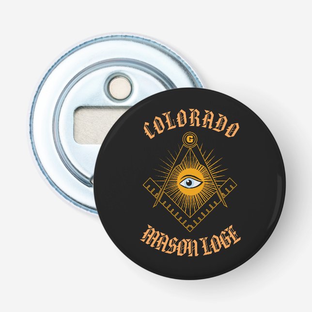 Freemasonry symbol bottle opener (Front)