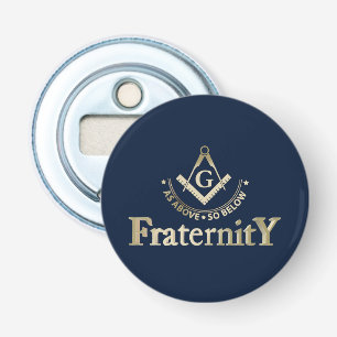 Freemasonry symbol bottle opener
