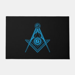 Freemasonry symbol doormat