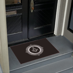 Freemasonry symbol doormat