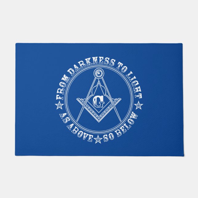 Freemasonry symbol doormat (Front)
