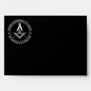 Freemasonry symbol envelope