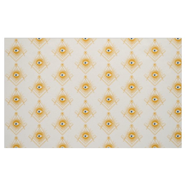 Freemasonry symbol fabric (Fat Quarter)