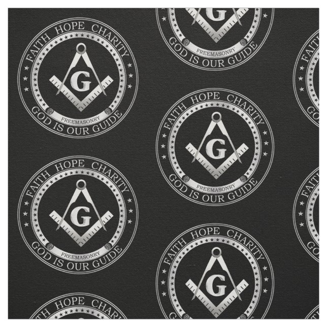Freemasonry symbol fabric (Swatch)