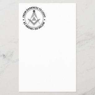 Freemasonry symbol flyer