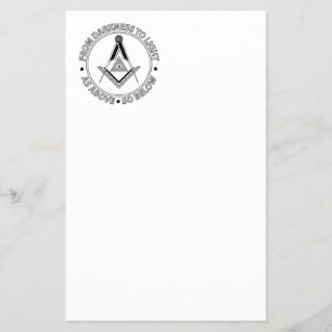 Freemasonry symbol flyer
