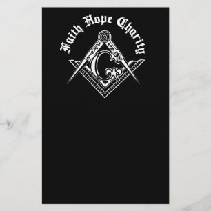 Freemasonry symbol flyer