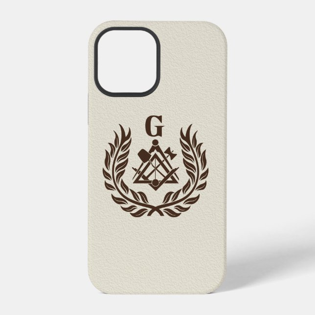 Freemasonry symbol iPhone case (Back)