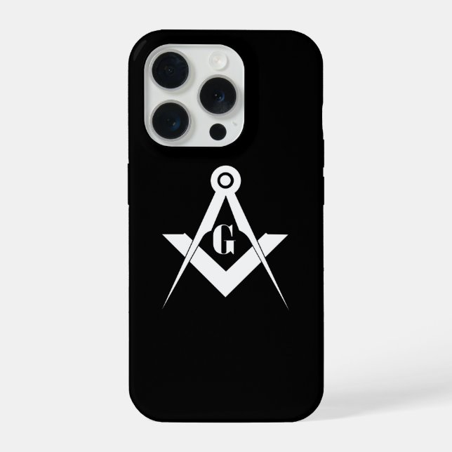 Freemasonry symbol iPhone case (Back)