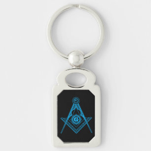 Freemasonry symbol keychain