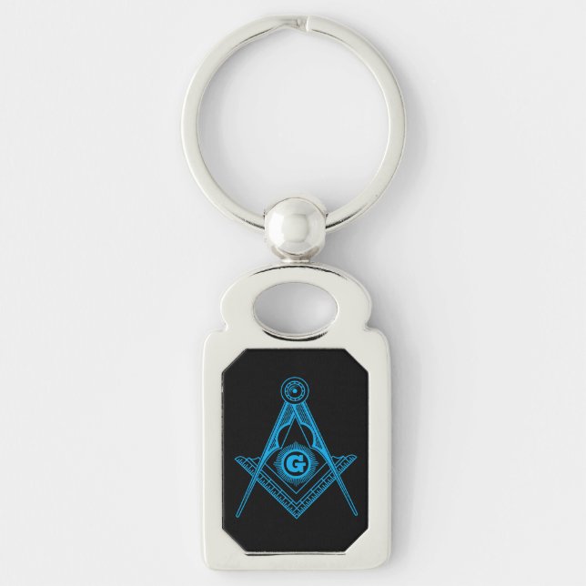 Freemasonry symbol keychain (Front)