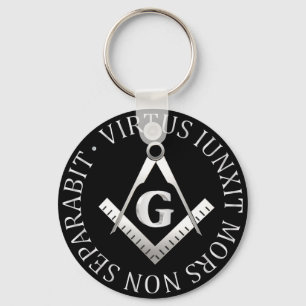 Freemasonry symbol keychain
