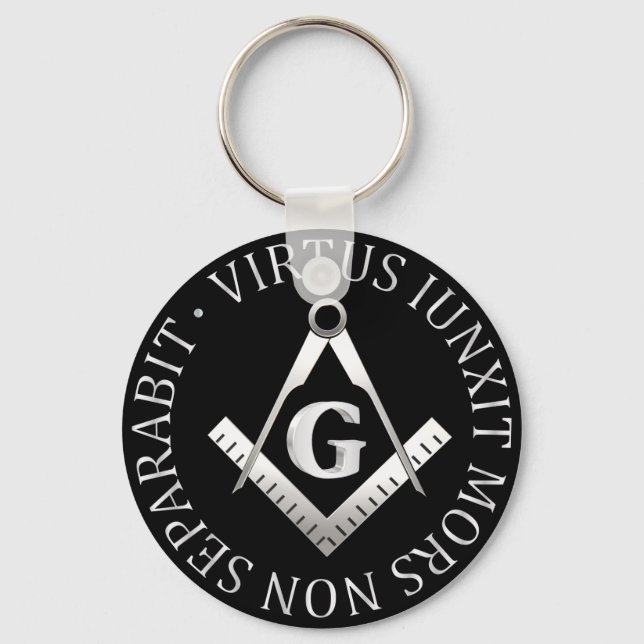 Freemasonry symbol keychain (Front)