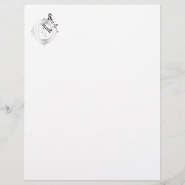 Freemasonry symbol letterhead (Front)