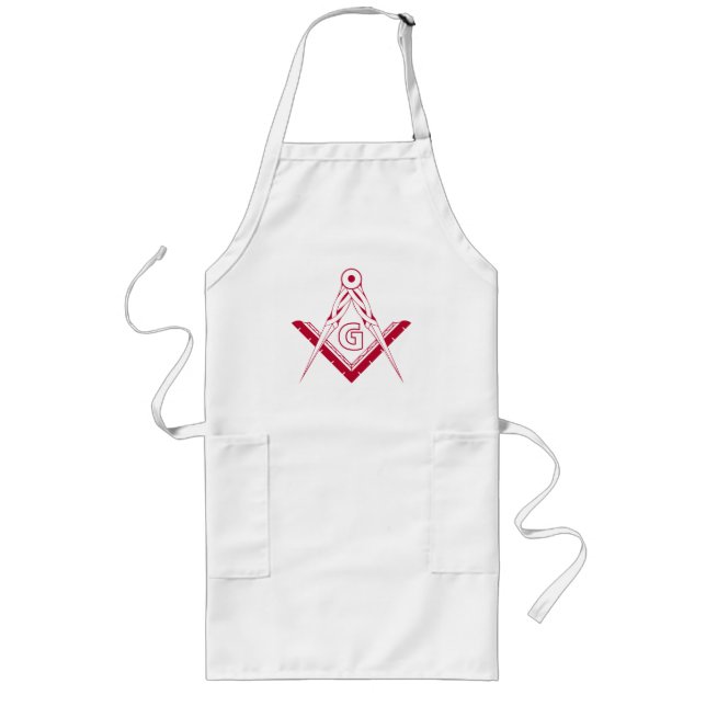 Freemasonry symbol long apron (Front)