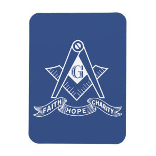 Freemasonry symbol magnet