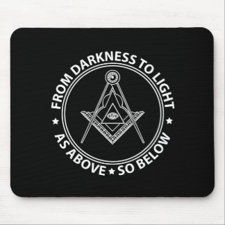 Freemasonry symbol mouse pad