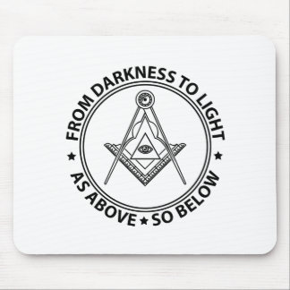 Freemasonry symbol mouse pad