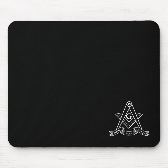 Freemasonry symbol mouse pad (Front)
