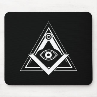 Freemasonry symbol mouse pad