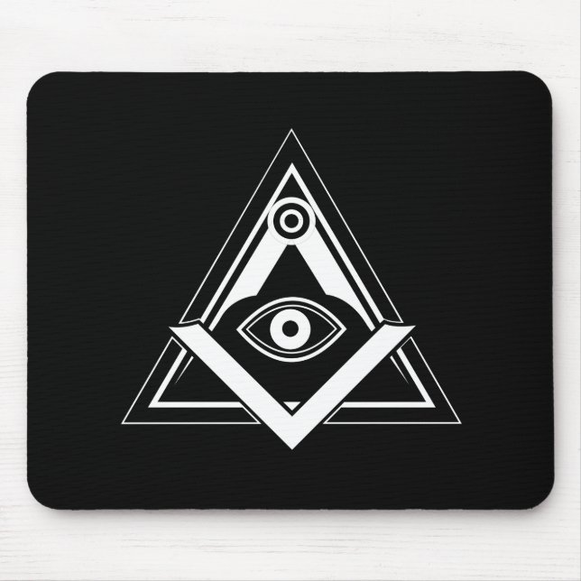 Freemasonry symbol mouse pad (Front)