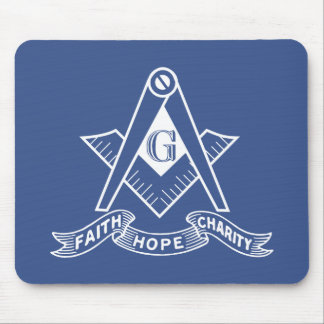 Freemasonry symbol mouse pad