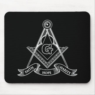 Freemasonry symbol mouse pad