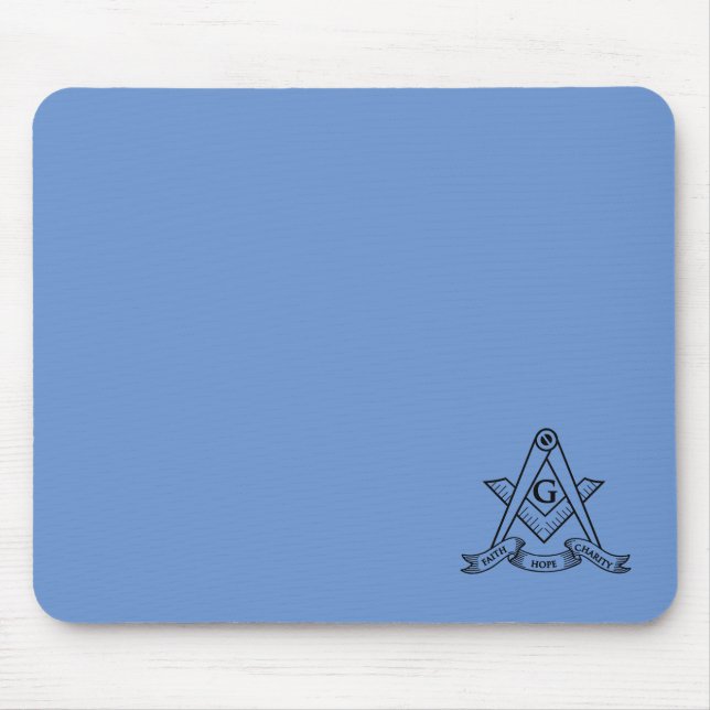 Freemasonry symbol mouse pad (Front)