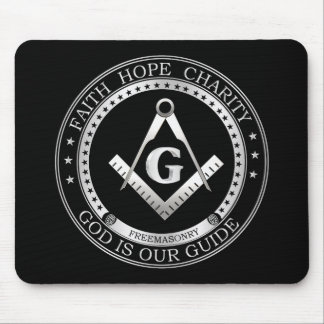 Freemasonry symbol mouse pad