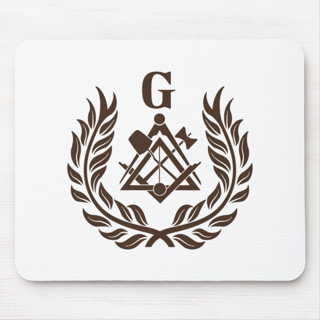 Freemasonry symbol mouse pad (Front)