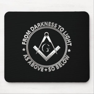Freemasonry symbol mouse pad
