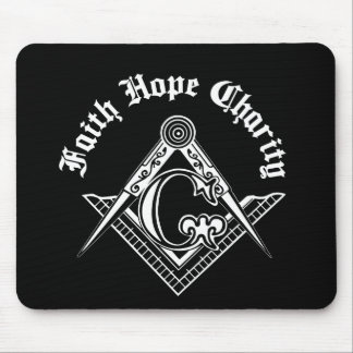 Freemasonry symbol mouse pad