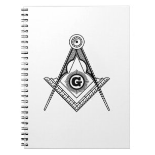 Freemasonry symbol notebook
