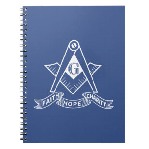 Freemasonry symbol notebook