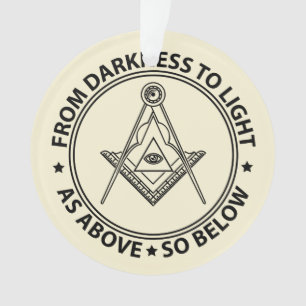 Freemasonry symbol ornament