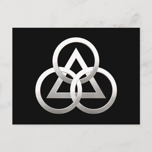 Freemasonry symbol postcard (Front)