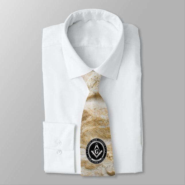Freemasonry symbol tie (Tied)