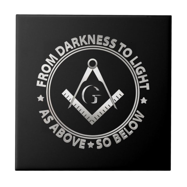 Freemasonry symbol tile (Front)
