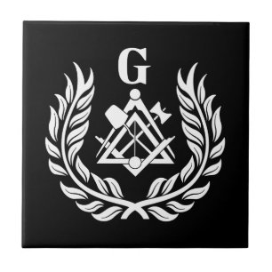 Freemasonry symbol tile