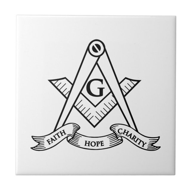 Freemasonry symbol tile (Front)