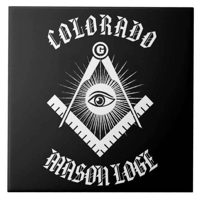Freemasonry symbol tile (Front)