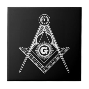 Freemasonry symbol tile
