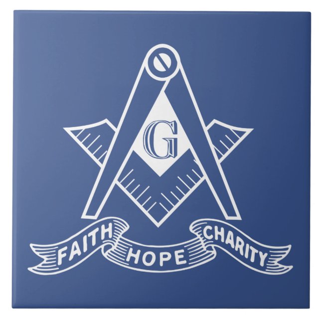 Freemasonry symbol tile (Front)